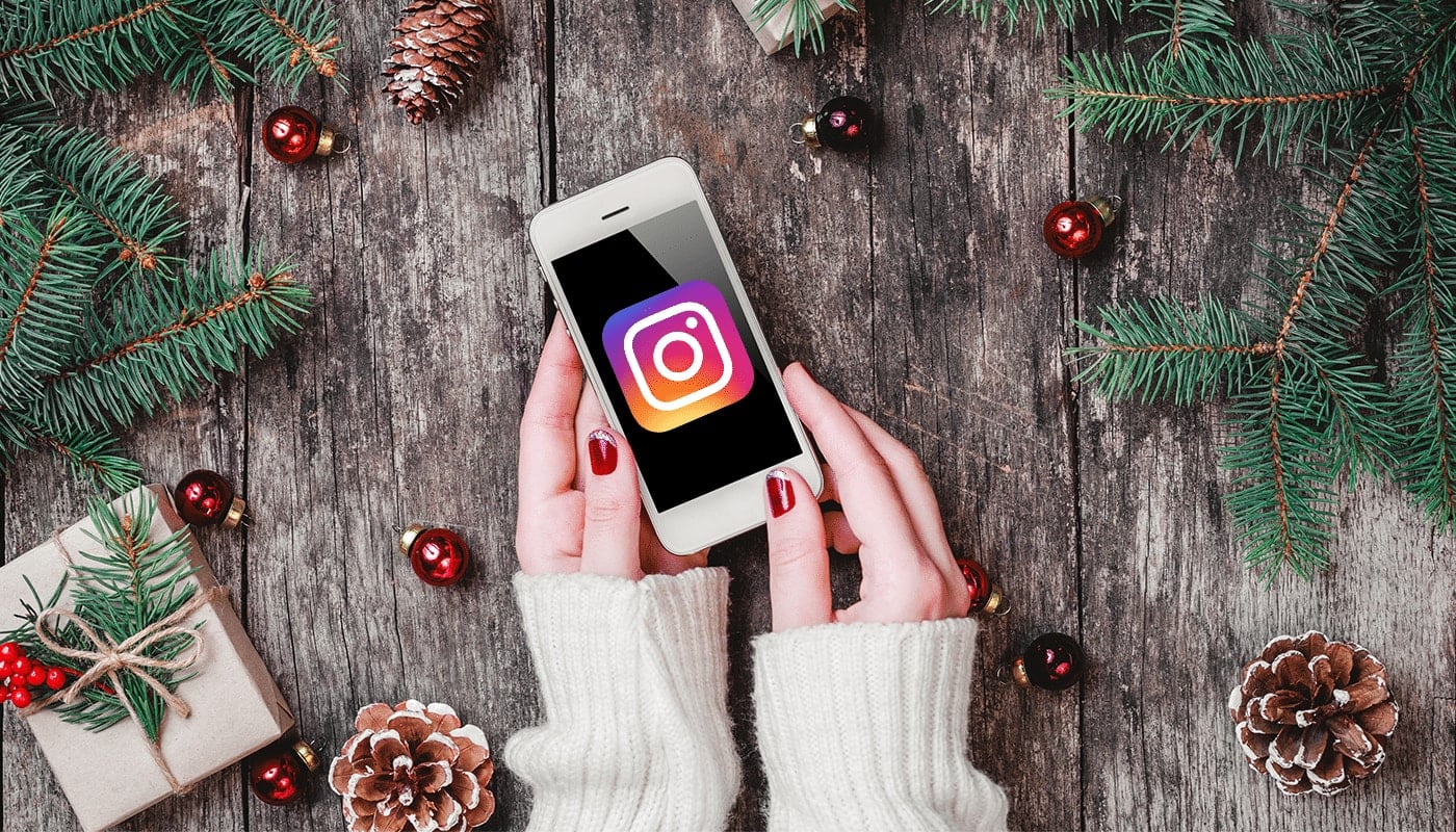 instagram icon on cellphone