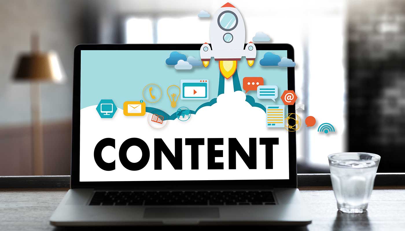 Content on computer screen