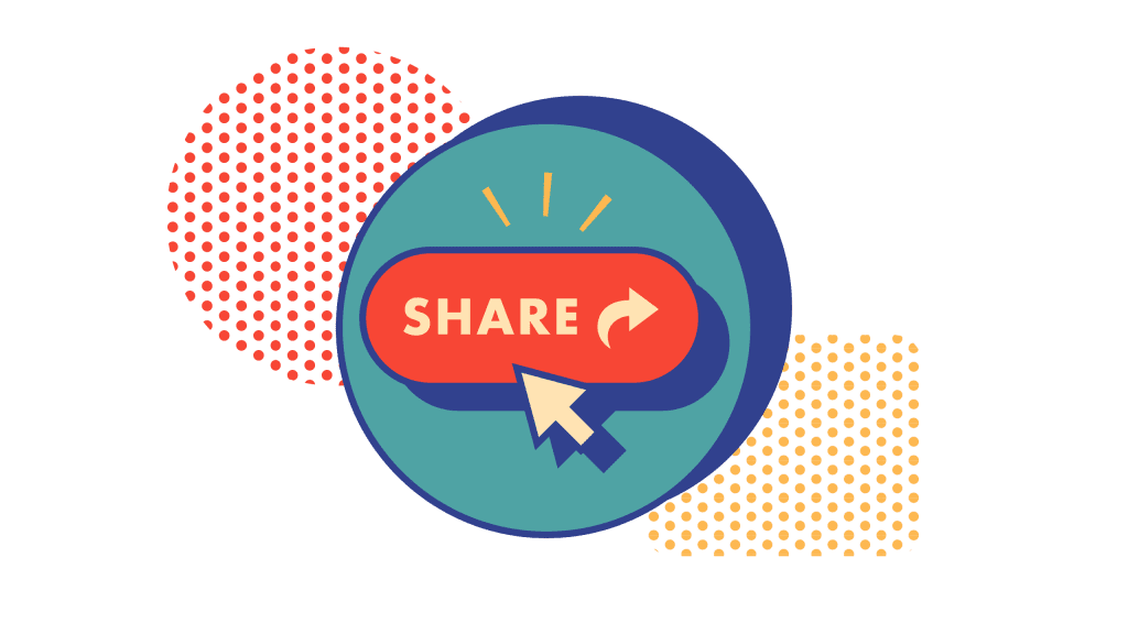 illustration of a share button