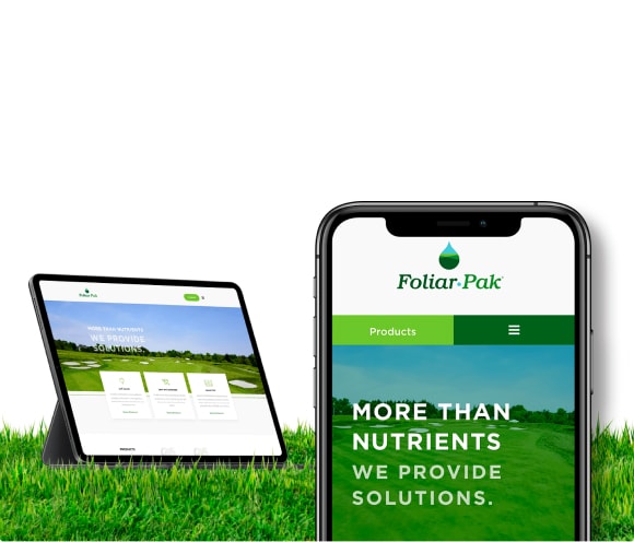 foliar pak website on mobile devices