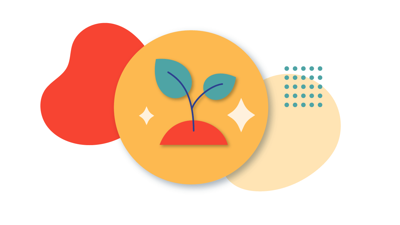 a growing plant symbol