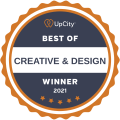 2021 best of creative design badge for Front Porch Solutions