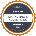 2021 best of marketing and advertising badge for Front Porch Solutions