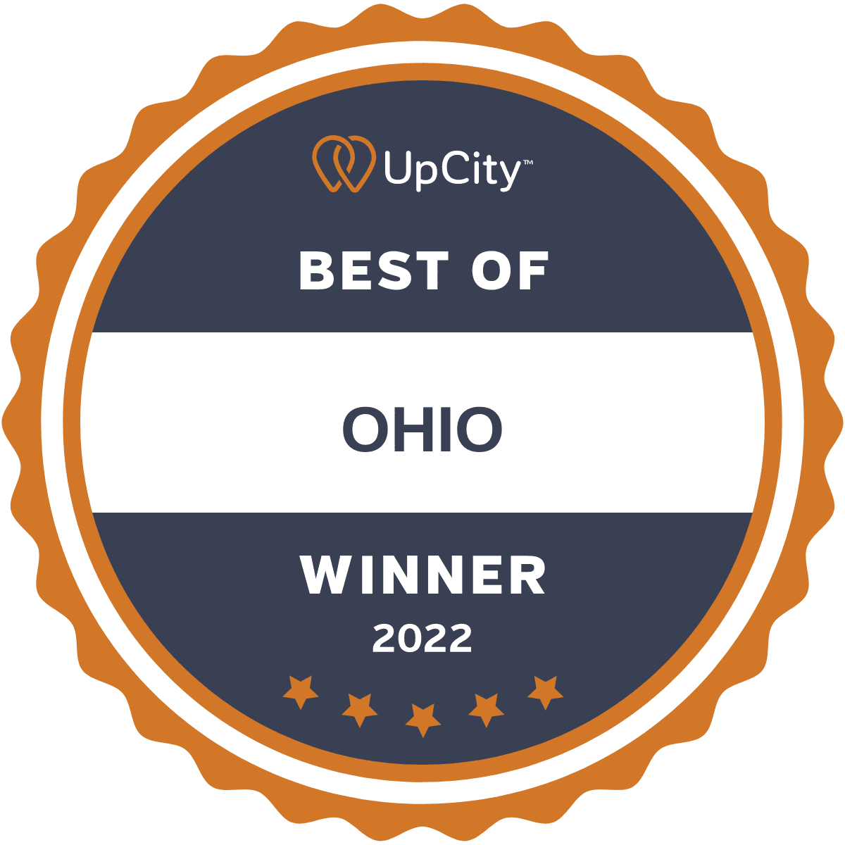 Upcity Best of Ohio Winner Badge