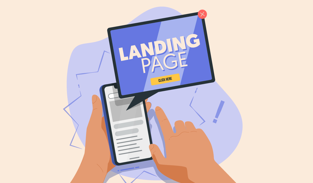 landing page specific to PPC campaign