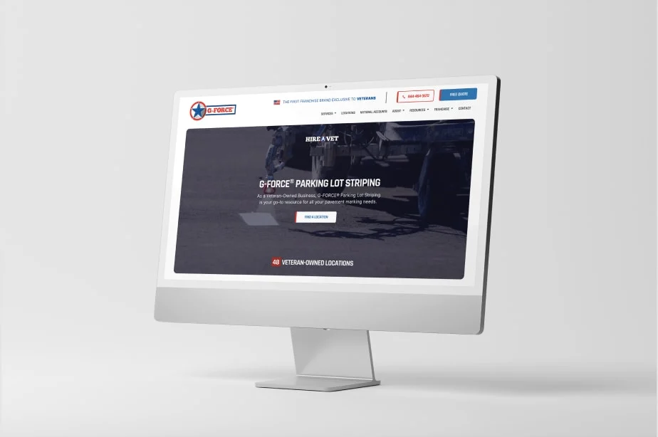 gforce parking lot striping website
